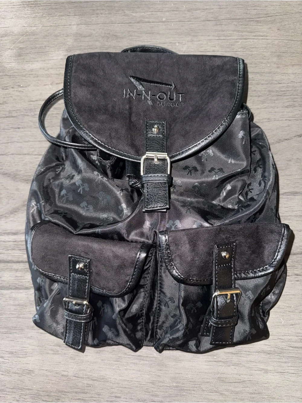 NWOT IN-N-OUT Burger Restaurant Black Backpack Rare Limited Edition